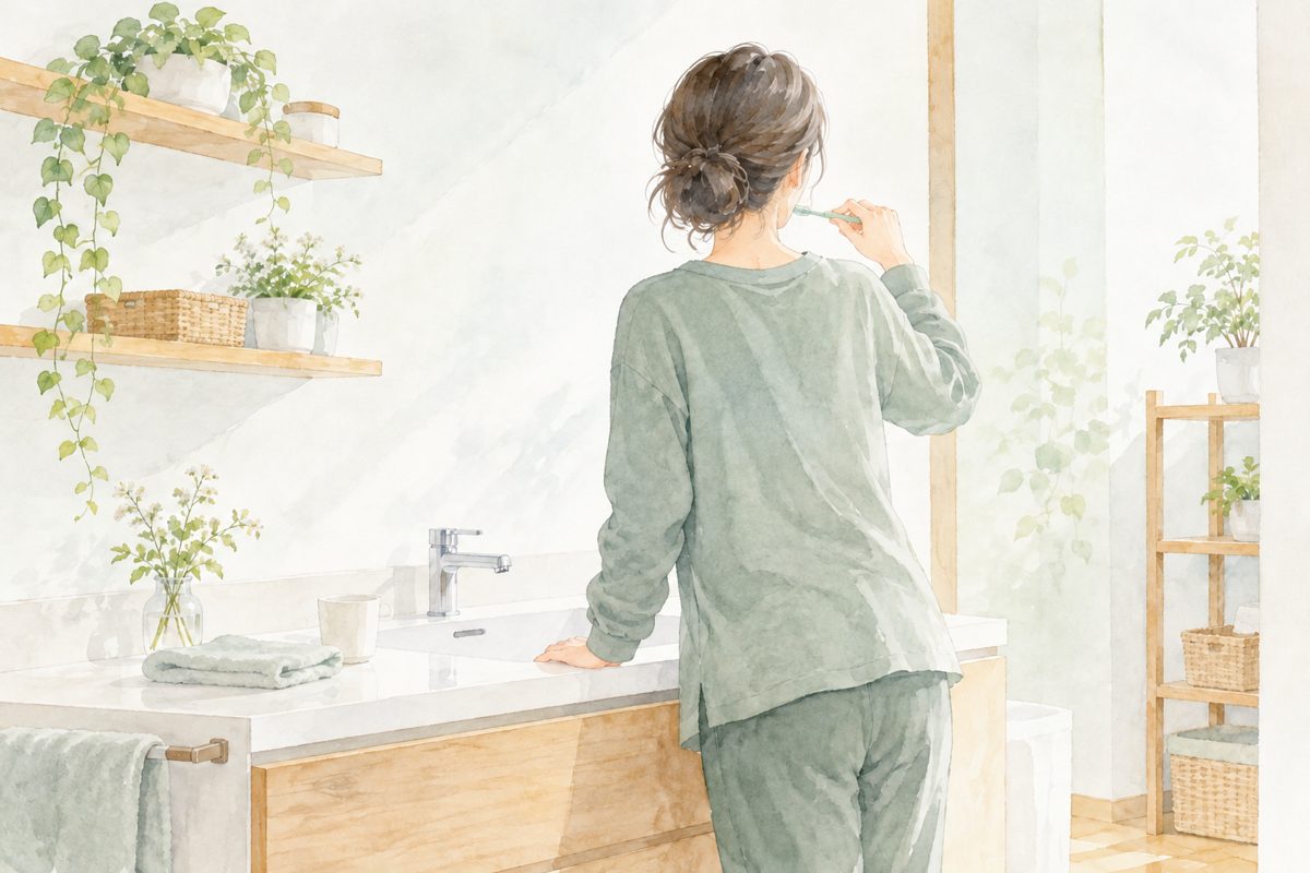 口内環境は全身の健康に関わる?の挿絵(水彩)